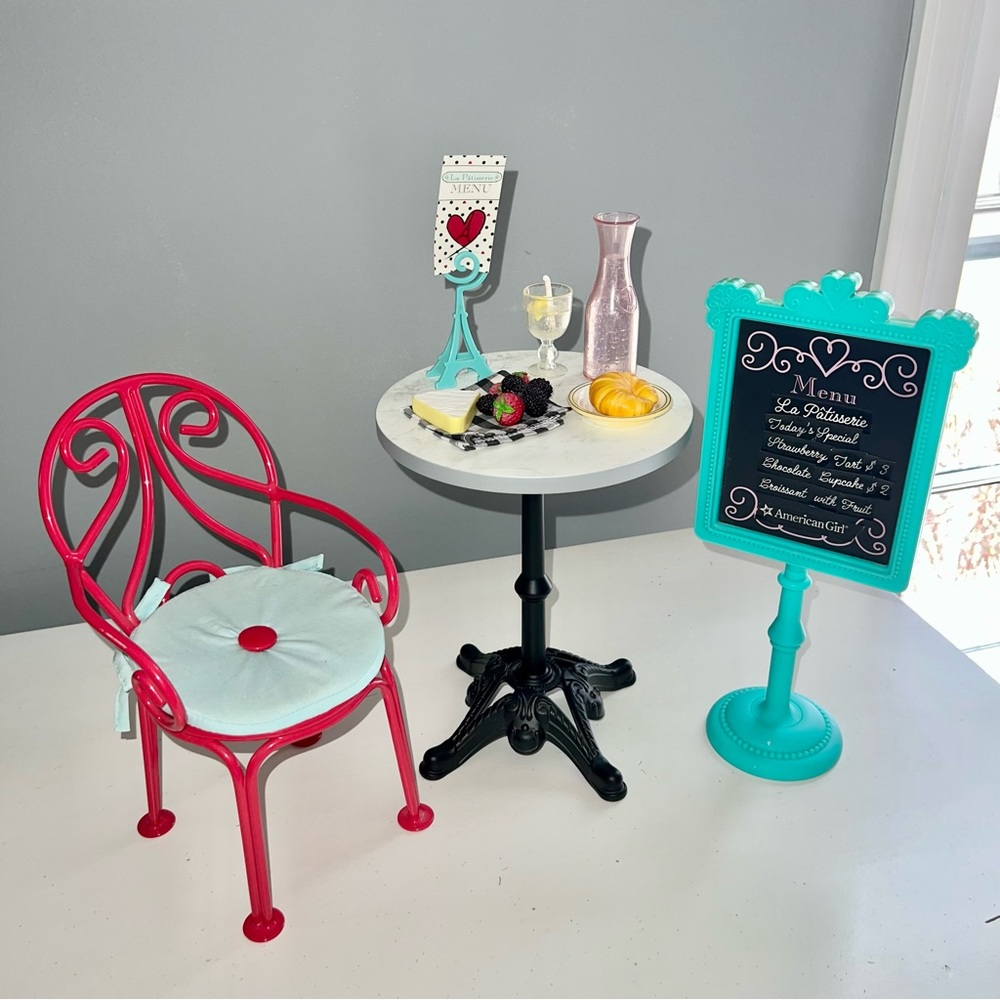 American Girl Grace Thomas French Bistro Set
